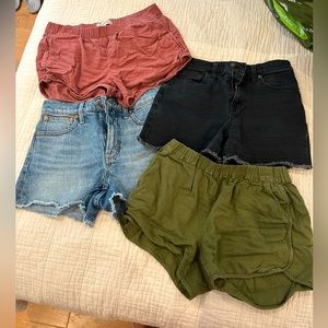 Madewell shorts bundle EUC